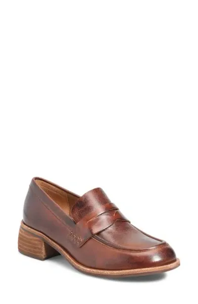 Kork-ease ® Keegan Penny Loafer Pump In Tan Leather