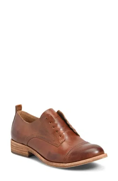 Kork-ease ® Rori Cap Toe Derby In Tan Leather