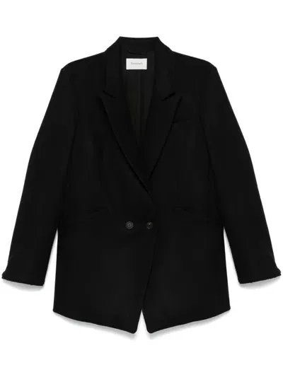 Kristensen Du Nord Peak-lapels Blazer In Black