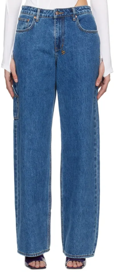 Ksubi Blue Low Rider Jeans In Denim