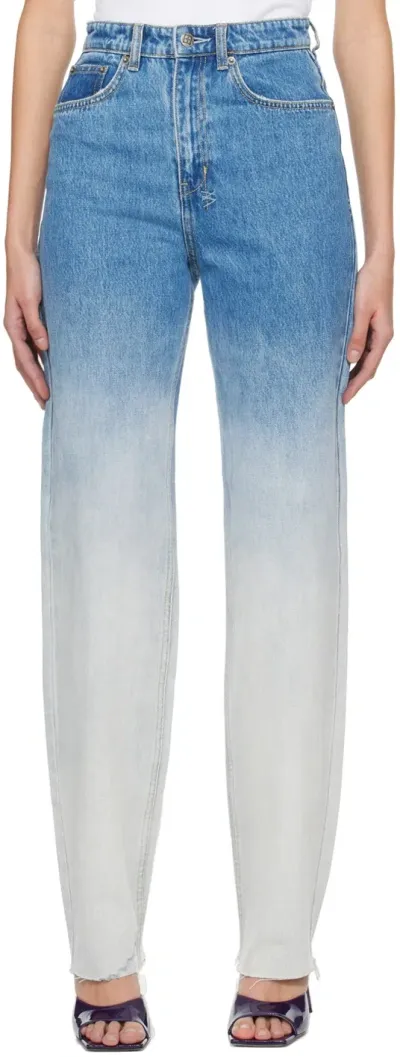 Ksubi Blue Playback Jeans In Denim