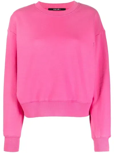 Ksubi Sweatshirt Mit Rundem Ausschnitt In Pink