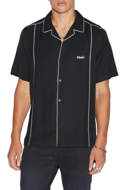 Ksubi Black Downtown Resort Shirt