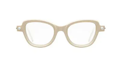 Kuboraum Eyeglasses In Ivory, Cream