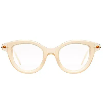 Kuboraum Eyeglasses In Sunlight, Cream, Ivory