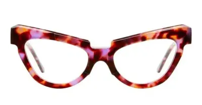 Kuboraum Eyeglasses In Tortoise, Pink