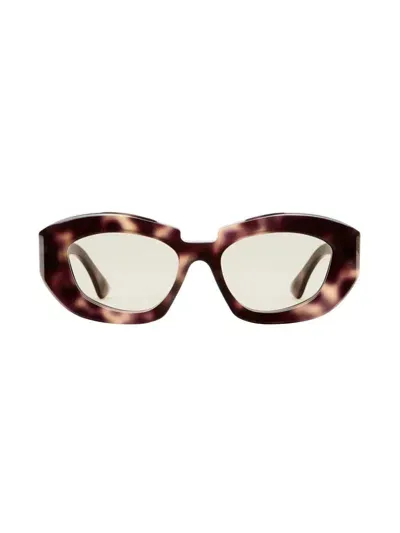 Kuboraum X23 Sunglasses In Pink Tortoise