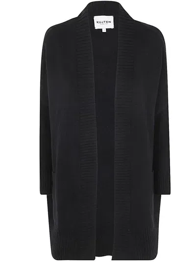 Kujten Anja Cardigan Clothing In Black