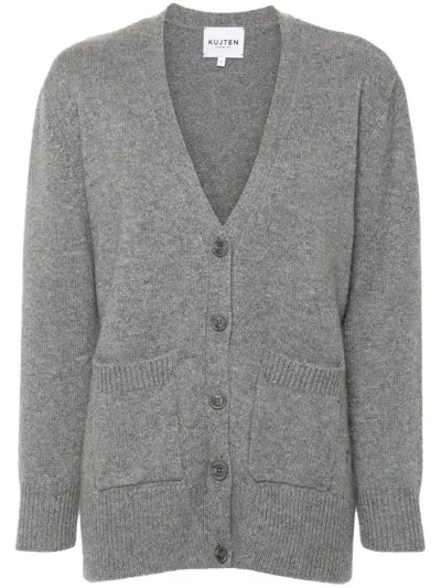 Kujten Any Cardigan In Grey