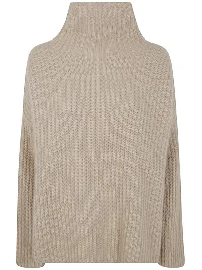 Kujten Lina Turtle Neck Sweater Clothing In Nude & Neutrals