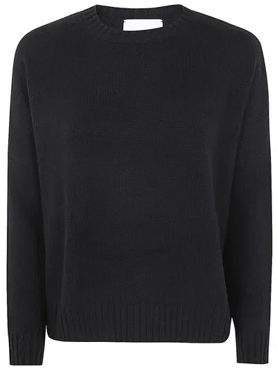 Kujten Romelie Round Neck Sweater Clothing In Black