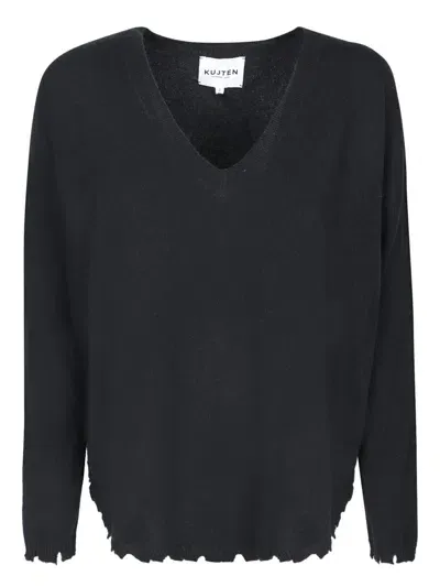 Kujten Sweaters In Black