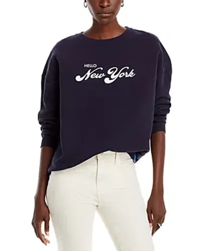 Kule Hello New York Sweatshirt In Navy