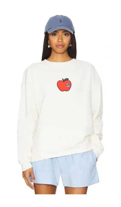 Kule The Oversized Big Apple Sweatshirt In 크림