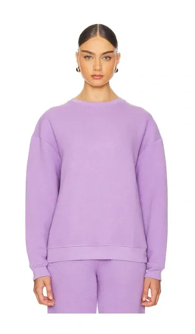 Kule The Oversized Spongee Sweatshirt In 라일락