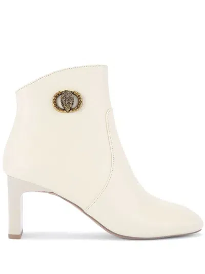 Kurt Geiger London Leather Bootie In Natural