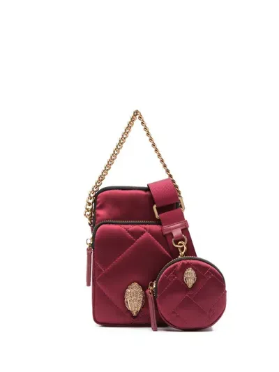 Kurt Geiger Eagle-charm Cross Body Bag In Red