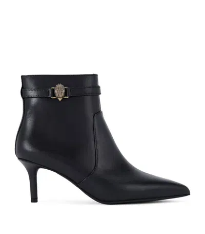 Kurt Geiger Kensington Flexi Ankle Boots In Black