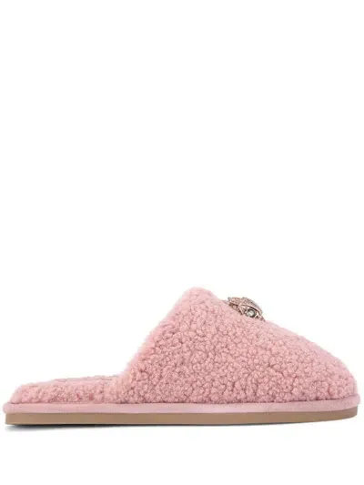 Kurt Geiger Kensington Slippers In Pale Pink