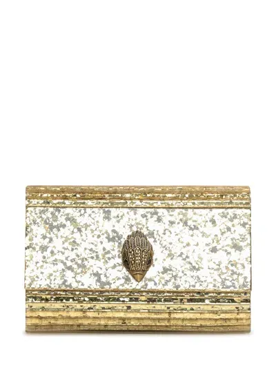 Kurt Geiger Party Eagle Clutch In Gold