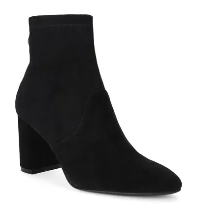 Kurt Geiger Suede Langley Ankle Boots In Black