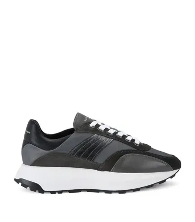 Kurt Geiger Two-tone Gaspar Sneakers In Grey