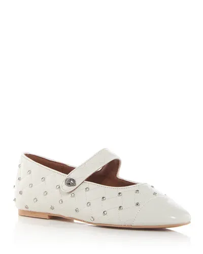 Kurt Geiger Women's Orbit Embellished Mary Jane Flats In Natural