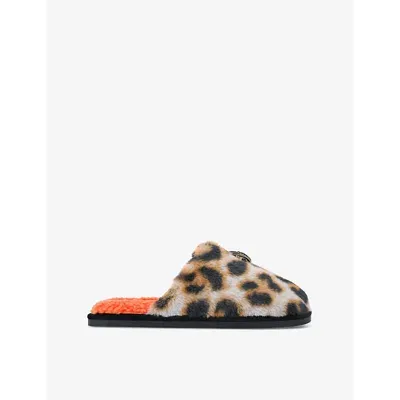 Kurt Geiger Kensington Slippers In Orange