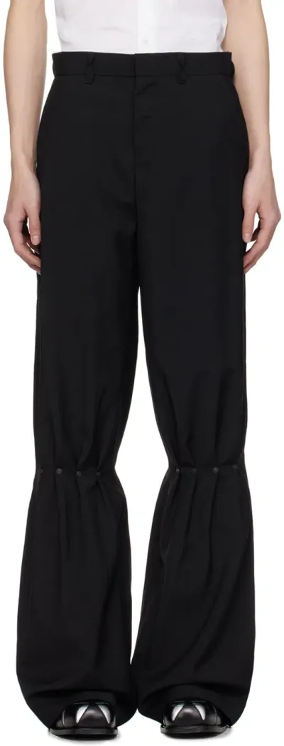 Kusikohc Black Rivet Trousers