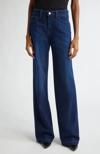 L Agence L'agence Clayton High Waist Wide Leg Jeans In Harlan