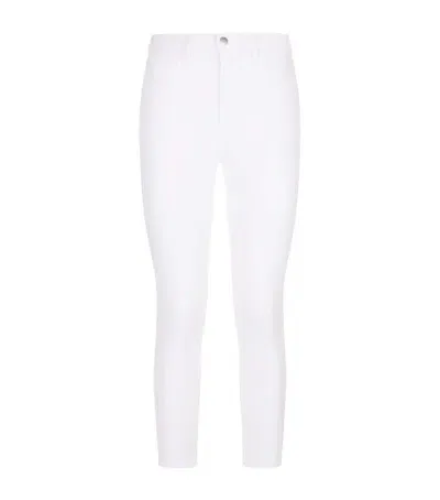 L Agence Margot Skinny Jeans In White