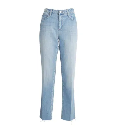 L Agence Milana Stovepipe Jeans In Blue