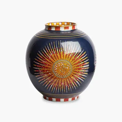 La Doublej Bubble Vase In Sunrays Midnight