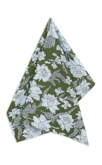 La Doublej Dishtowel 50x70 In Lilium Bosco Dark Green