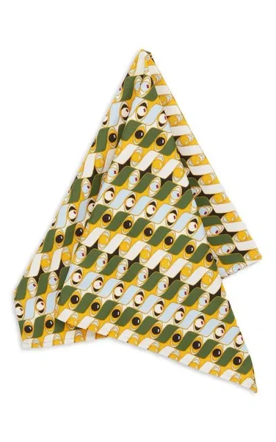 La Doublej Dishtowel 50x70 In Third Eye Yellow