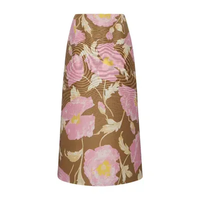 La Doublej Pencil Skirt In Sylph Khaki