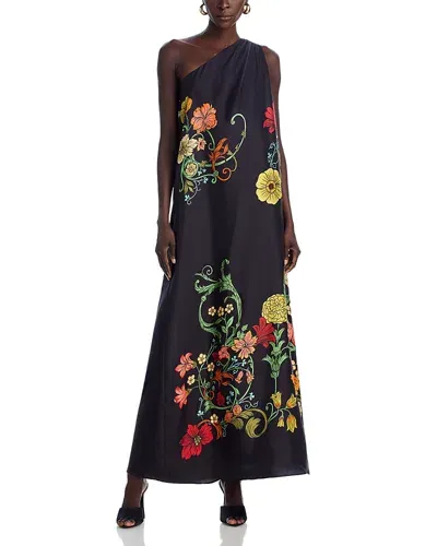 La Doublej Roy Silk Dress In Black