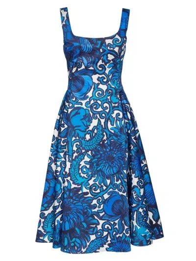 La Doublej Sophia Dress In Blue