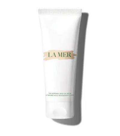 La Mer The Renewal Body Oil Balm In White