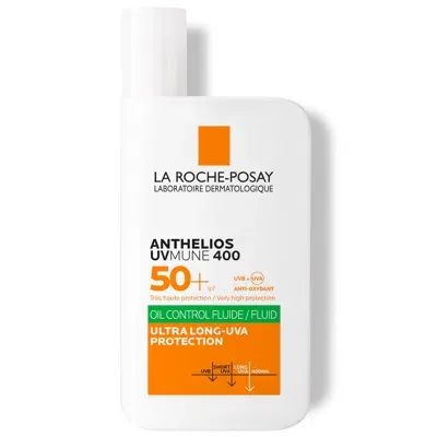 La Roche-posay Anthelios Oil Control Fluid Spf50+ For Oily Blemish-prone Skin 50ml In White