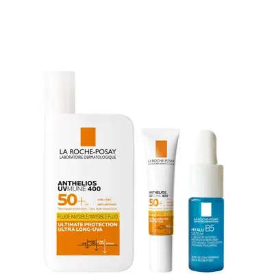 La Roche-posay Anthelios Uvmune Spf 50+ 50ml With Travel Size Bundle In White