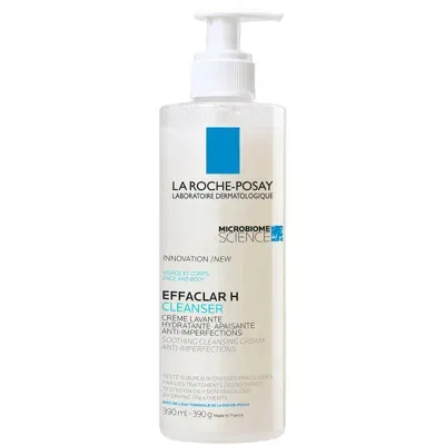 La Roche-posay Effaclar H Cleansing Cream For Sensitive Blemish-prone Skin 390ml In White