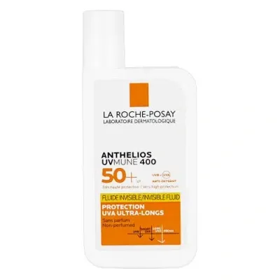 La Roche-posay Anthelios Uvmune 400 Invisible Fluid Spf50 In White