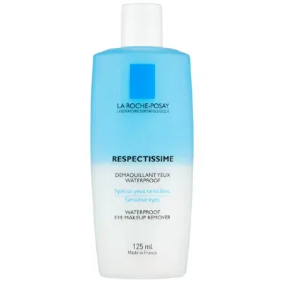 La Roche-posay Respectissime Waterproof Eye Make-up Remover 125ml In White