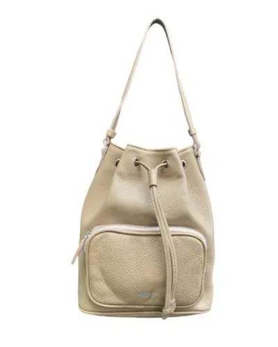 La Rose Borsa Sacchetto Grande Beige Scuro