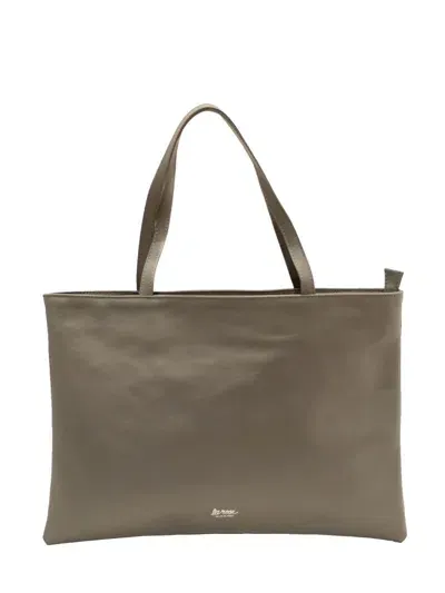 La Rose Tote Bag Grigio In Grey