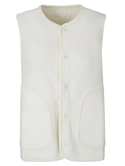 Labo.art Panos Vest In Winter White