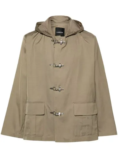 Labrum London Tree Hooded Jacket In Green