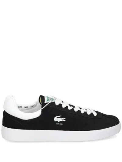 Lacoste Baseshot Sneakers In Black