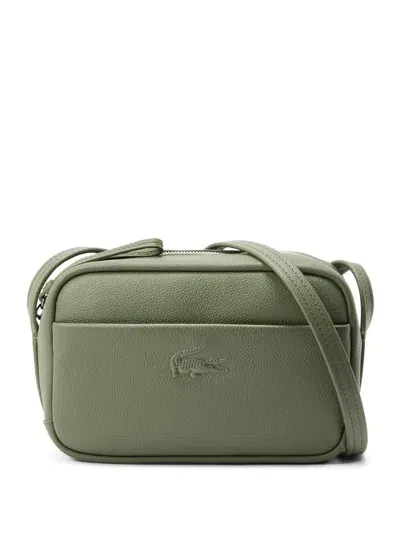 Lacoste City Court Shoulder Bag In Green